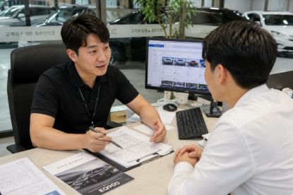두산모터스 중고차매매단지 경기도 시흥시 정왕동