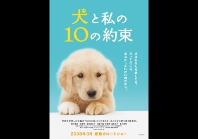 강아지와 나의 열 가지 약속 2008 영화 포스터