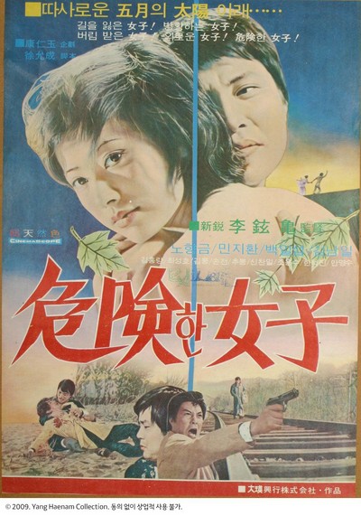 위험한 여자 1976 영화 포스터