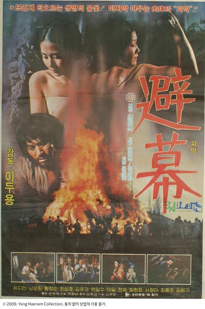 피막 1980 영화 포스터