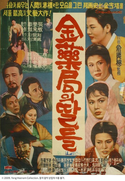 김약국의 딸들 1963 영화 포스터