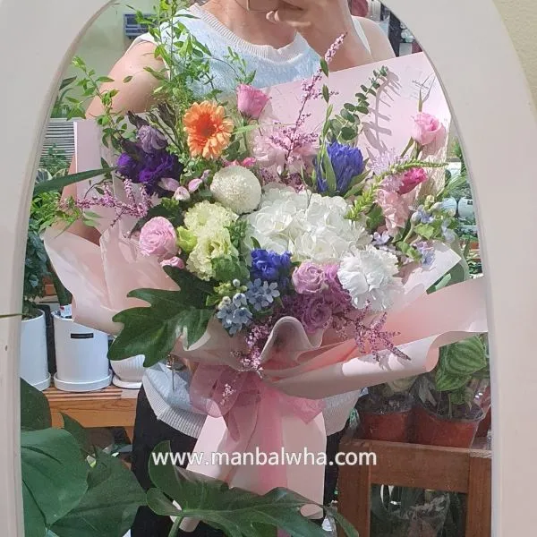 풍성 꽃다발