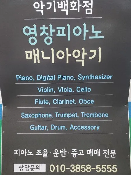 매니아악기피아노사 창원점 악기상가 경상남도 창원시 성산구 중앙동
