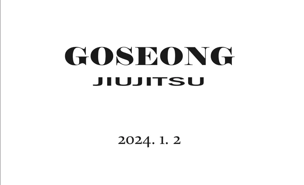 고성주짓수 대표 이미지