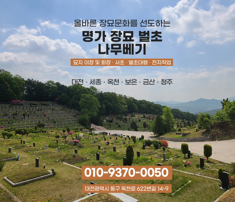 명가장묘벌초나무베기 대표 이미지