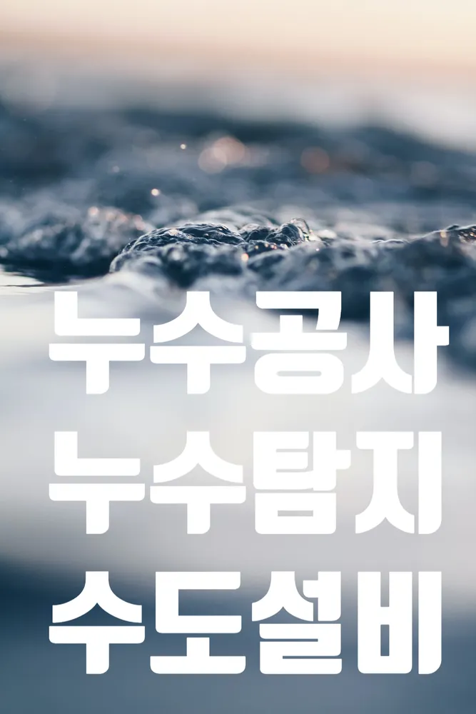 막힘뚫음 실내 수도누수 대표 이미지