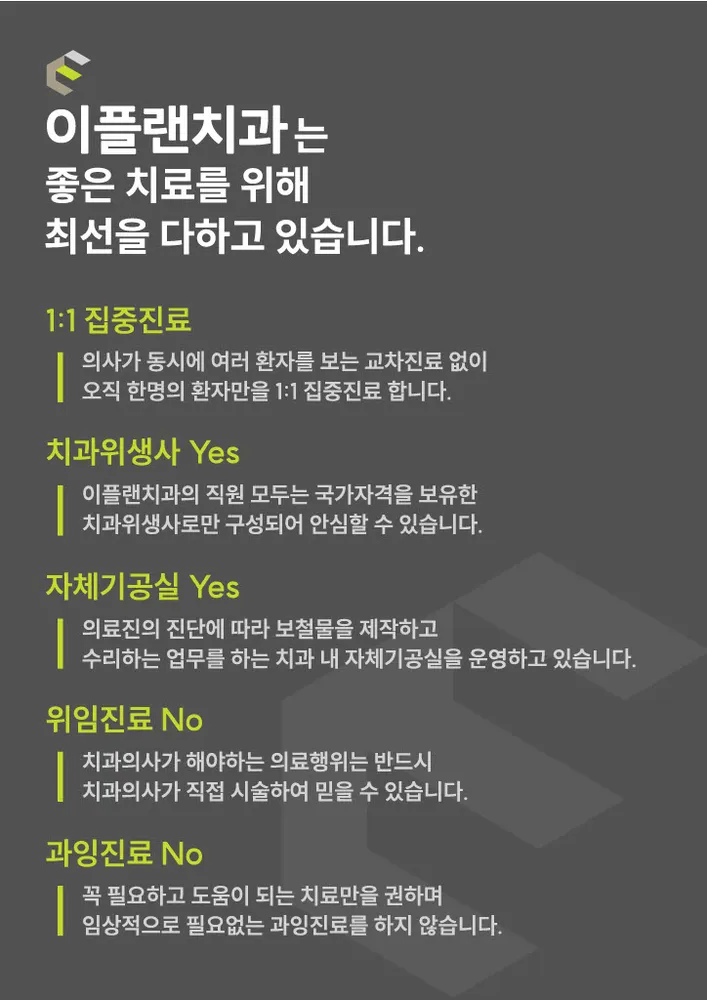 이플랜치과의원 대표 이미지