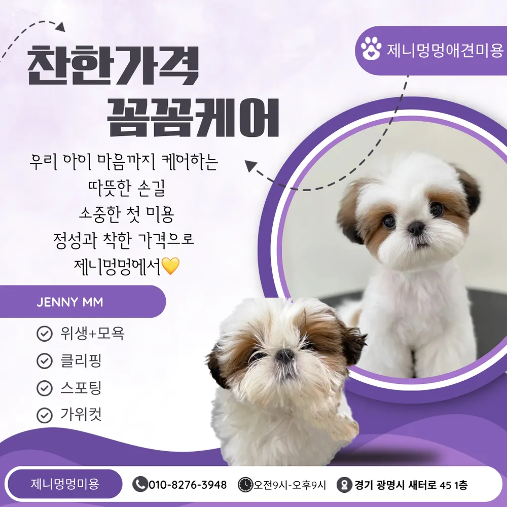 제니멍멍미용샵 대표 이미지