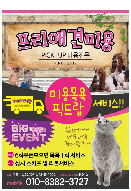 프리 애견미용 대표 이미지