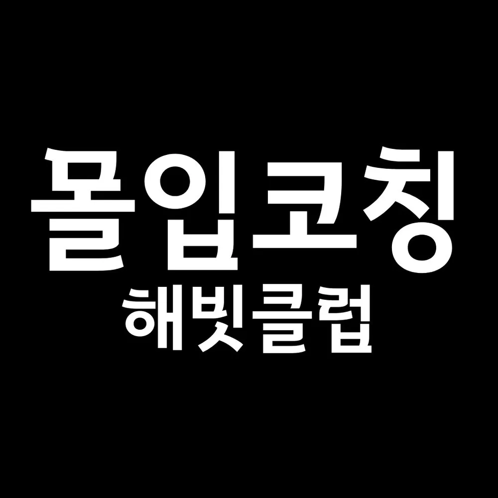 몰입코칭해빗클럽 대표 이미지