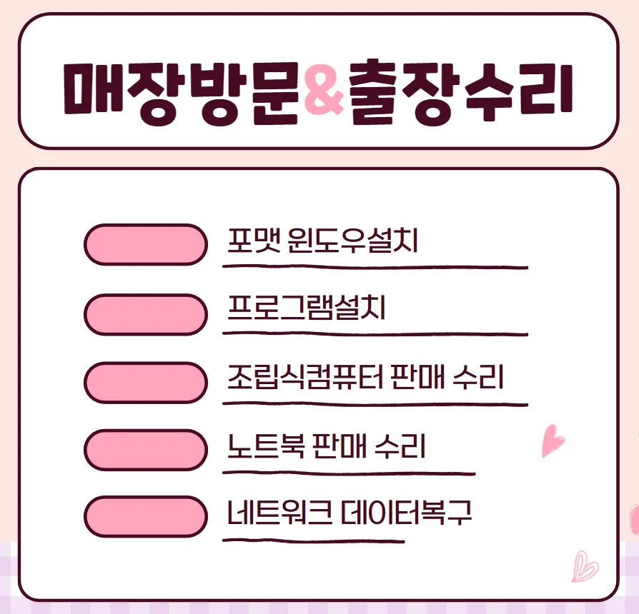 컴퓨터수리 대표 이미지