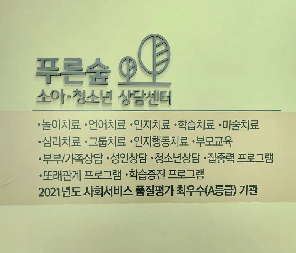 푸른숲소아청소년상담센터 대표 이미지
