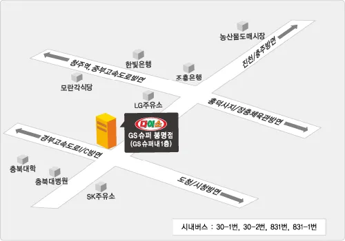 다이소 GS슈퍼봉명점 대표 이미지