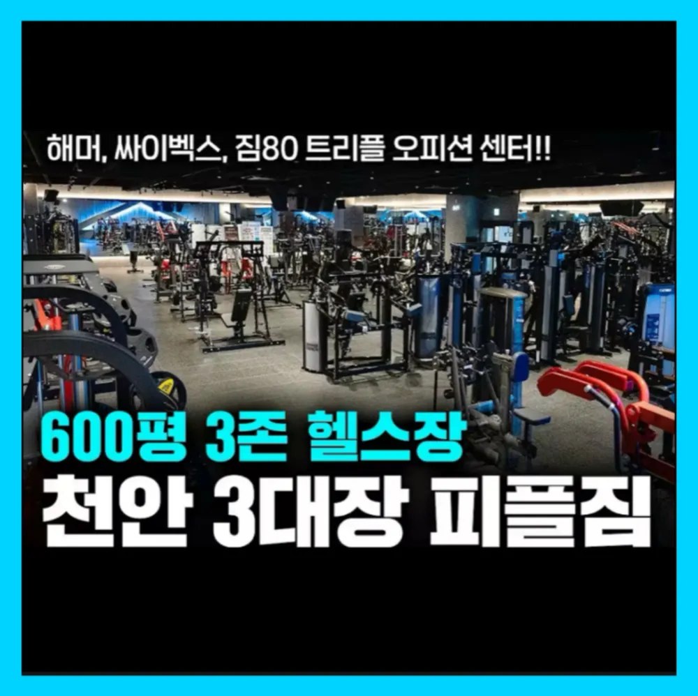성정동PT 피플짐 헬스 PT 성정점 대표 이미지