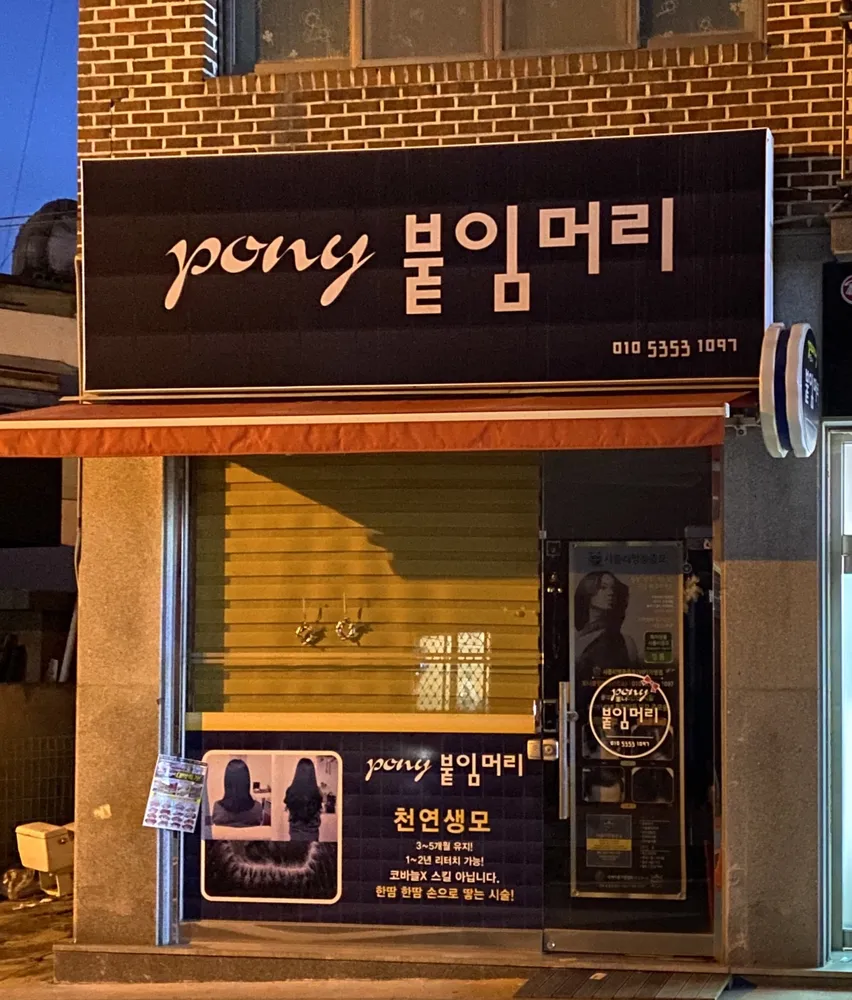 포니붙임머리 대표 이미지