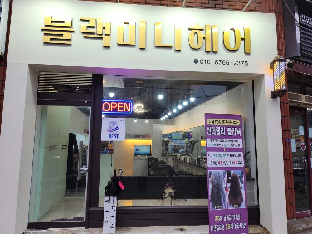 블랙미니헤어 대표 이미지