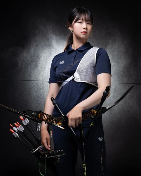 양궁선수인 임시현의 대표 이미지