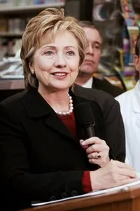 대학 총장, 정치인, 영부인인 힐러리 로댐 클린턴의 대표 이미지