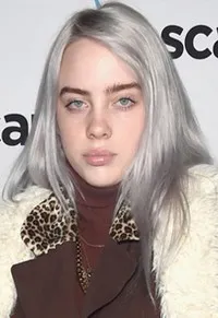 가수인 빌리 아일리시의 대표 이미지