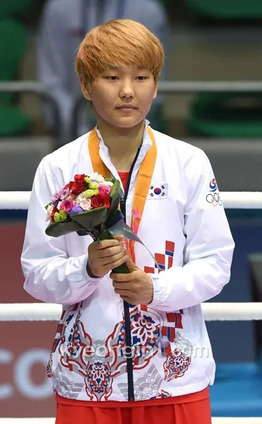 복싱선수인 박진아의 대표 이미지